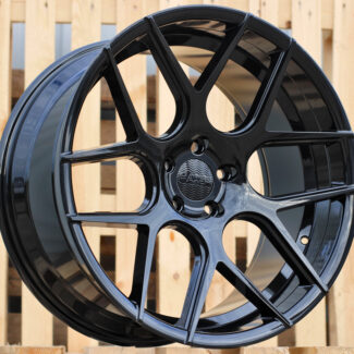R20x10 5X112 ET 40 66.5 SSA03 (HX022) Black (BL) For HAXER (P+Z2) (Rear+Front)