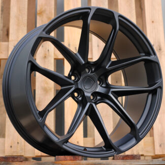 R20x9 5X112 ET 26 66.5 Y5985B (IN5593) Black Half Matt (BLHM) For PORCH (P2) (Rear+Front)