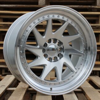 R20x11 5X120 ET 25 74.1 XFA39 Silver+Polished Lip (SP) For RACIN
