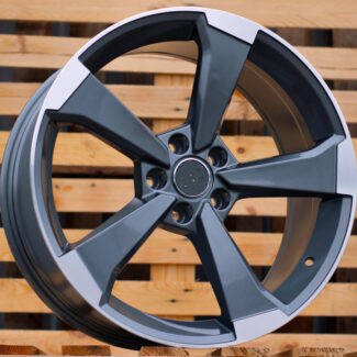R18x8 5X112 ET 40 66.5 XE351 (IN5436) Grey Polished (MG) For AUD (Z5)