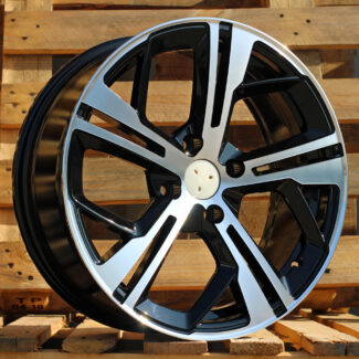 R16x7 4X108 ET 25 65.1 Y1206 Black Polished (MB) For PEUG (D5+P2)