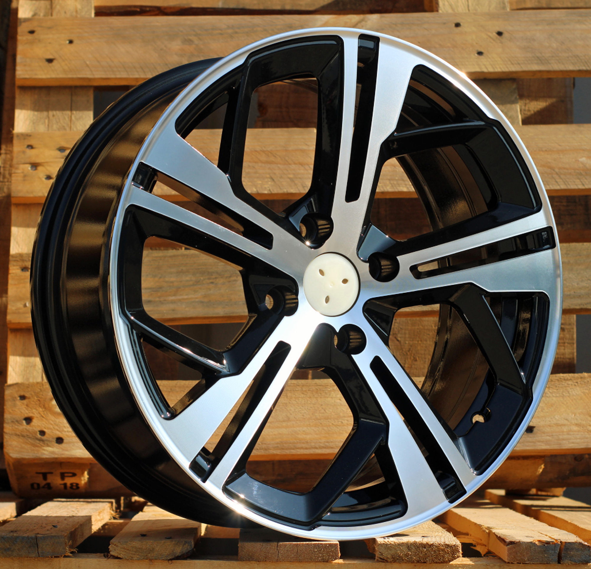 R16x7 4X108 ET 25 65.1 Y1206 Black Polished (MB) For PEUG (D5+P2)