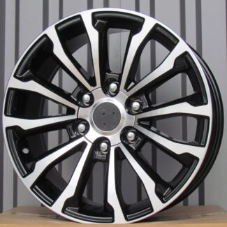 R19x7.5 6X139.7 ET 25 106.1 XE203 Black Polished (MB) For TOYOT (P1) (4x4)