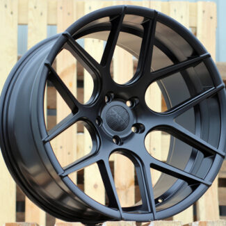 R17x8 5X120 ET 35 72.6 SSA03 (HX022) Black Half Matt (BLHM) For HAXER (Z1+Z2)