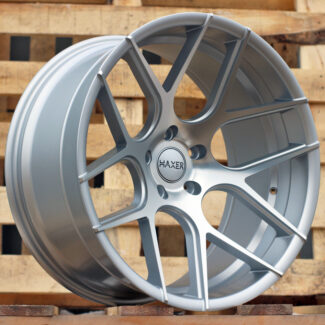 R20x9 5X120 ET 35 72.6 SSA03 (HX022) Polished Silver Half Matt (MSHM) For HAXER (Z2) (Rear+Front)