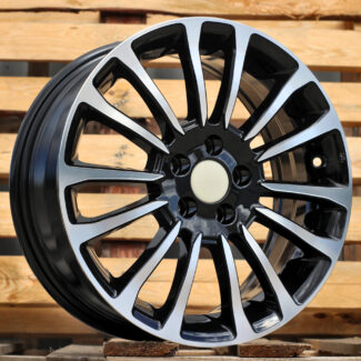 R16x6.5 5X98 ET 39 58.1 Y1204 Black Polished (MB) For FIAT (R)