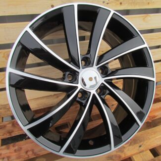 R16x6.5 5X112 ET 41 57.1 SK523 (BK5290) Black Polished (MB) For SKODA (R)