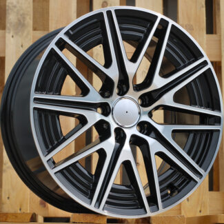 R18x8.5 5X112 ET 52 66.5 Y0102 Black Polished (MB) For MER (K4) (NEW Model C-Class (Front+Rear)