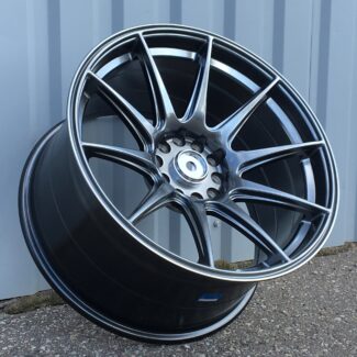 R18x9.75 10X114/120 ET 20 74.1 XF266 Hyper Black (HB) For RACIN