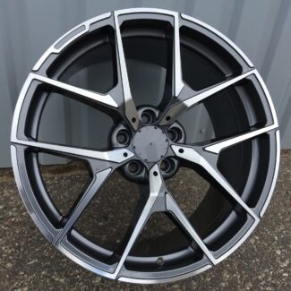 R19x9.5 5X112 ET 43 66.6 XE137 (BY1225) Grey Polished (MG) For MER