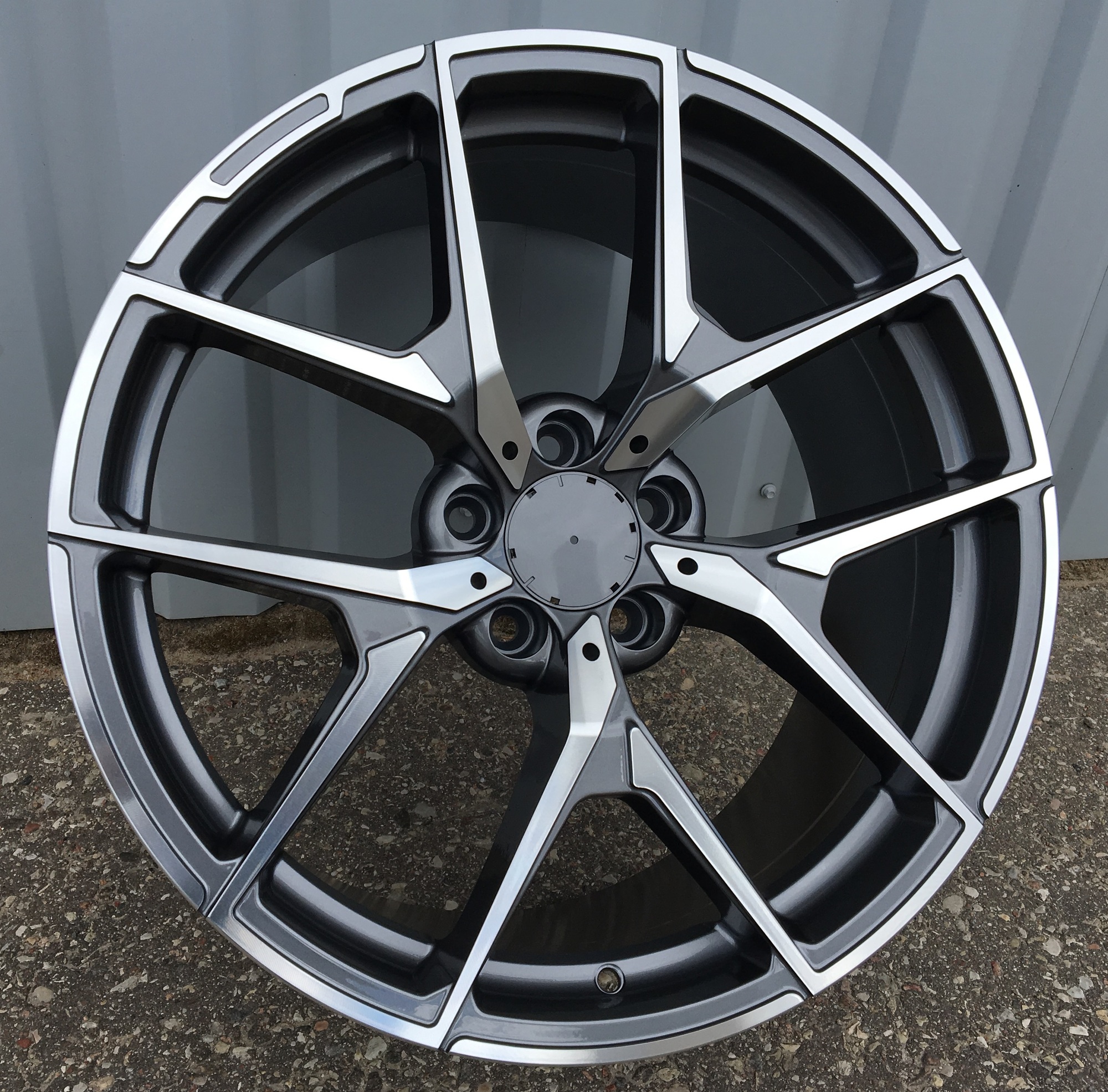 R20x9.5 5X112 ET 35 66.6 XE137 (BY1225) Grey Polished (MG) For MER