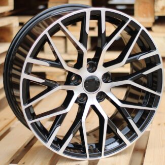 R18x8 5X112 ET 35 66.5 XFE30 (BY1373) Black Polished (MB) For AUD (P1+P)
