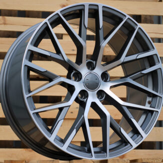 R19x8.5 5X112 ET 39 66.5 XFE30 (BY1373) Grey Polished (MG) For AUD (Z2+Z3)