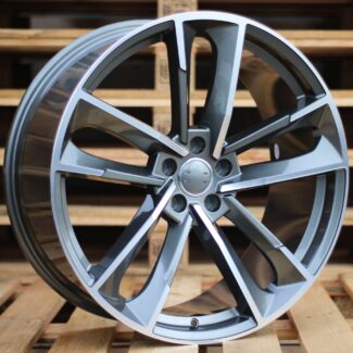 R21x9 5X112 ET 33 66.5 XFE81 (IN1065) Grey Polished (MG) For AUD (P1)