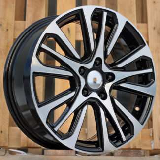 R17x7 5X114.3 ET 43 66.1 Y0057 Black Polished (MB) For RENAU