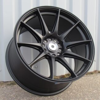 R19x8.5 10X114/120 ET 20 74.1 XF266 Black Half Matt (BLHM) For RACIN