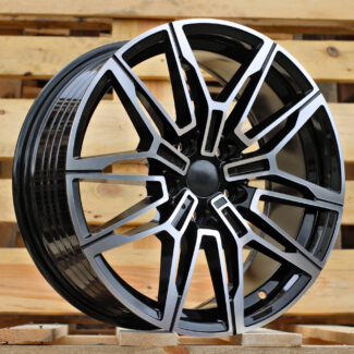 R17x7.5 5X112 ET 40 66.6 I0294 (FBX164) Black Polished (MB) For BMW (Z5) (HYBRID FORGED)