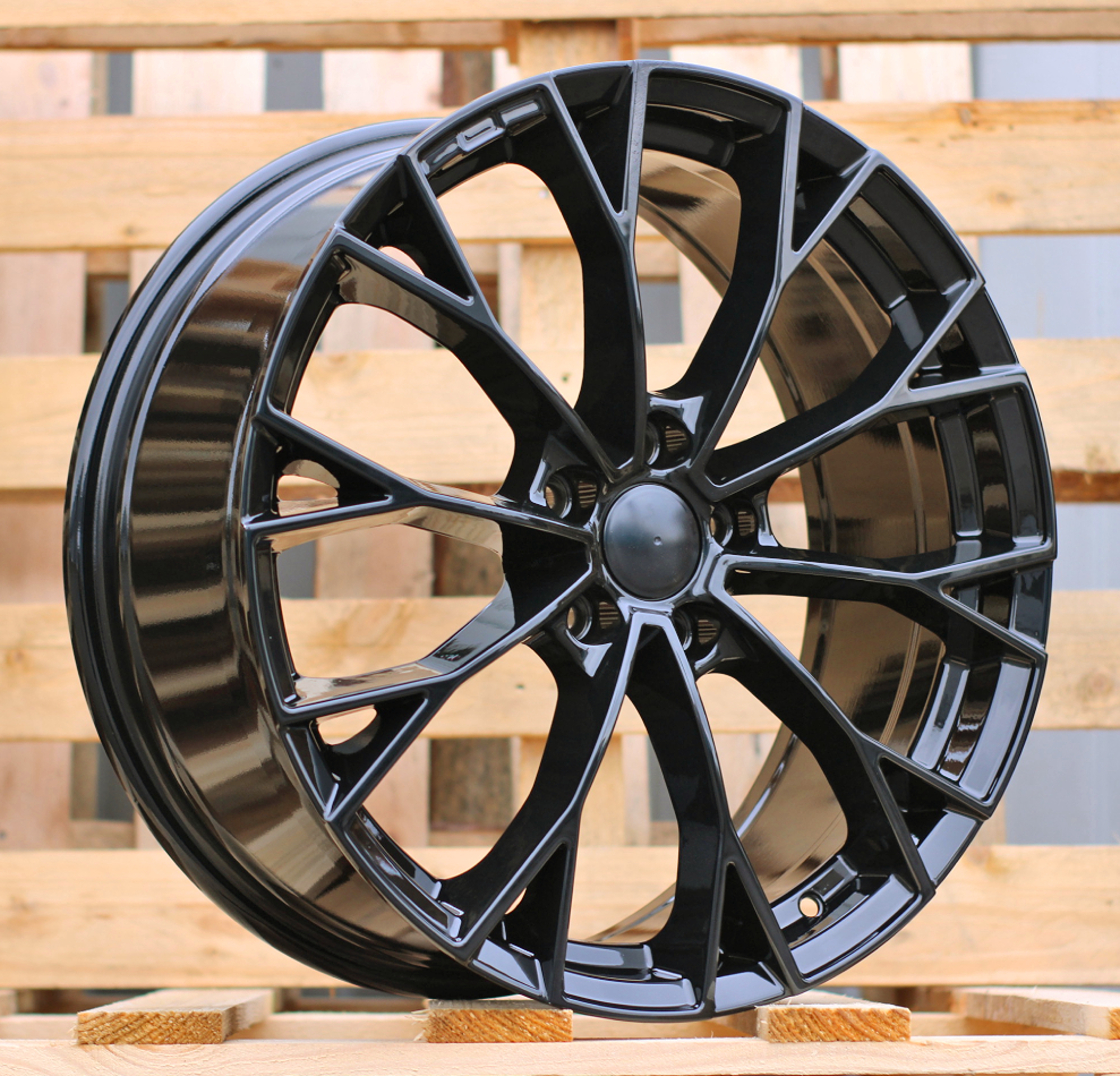 R17x7.5 5X112 ET 51 57.1 3S1279 Black (BL) For VW (K2) (HYBRID FORGED New Model)