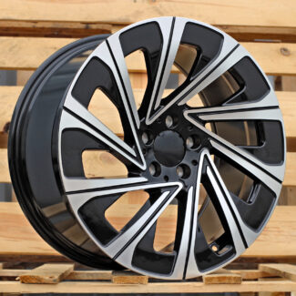 R19x8.5 5X112 ET 35.5 66.6 H3141F Black Polished (MB) For MER (K7) (HYBRID FORGED New E class Rear+Front)