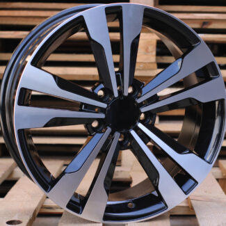 R17x7.5 5X112 ET 44 66.6 BK754 (FR936/QC1106) Black Polished (MB) For MER (K7)