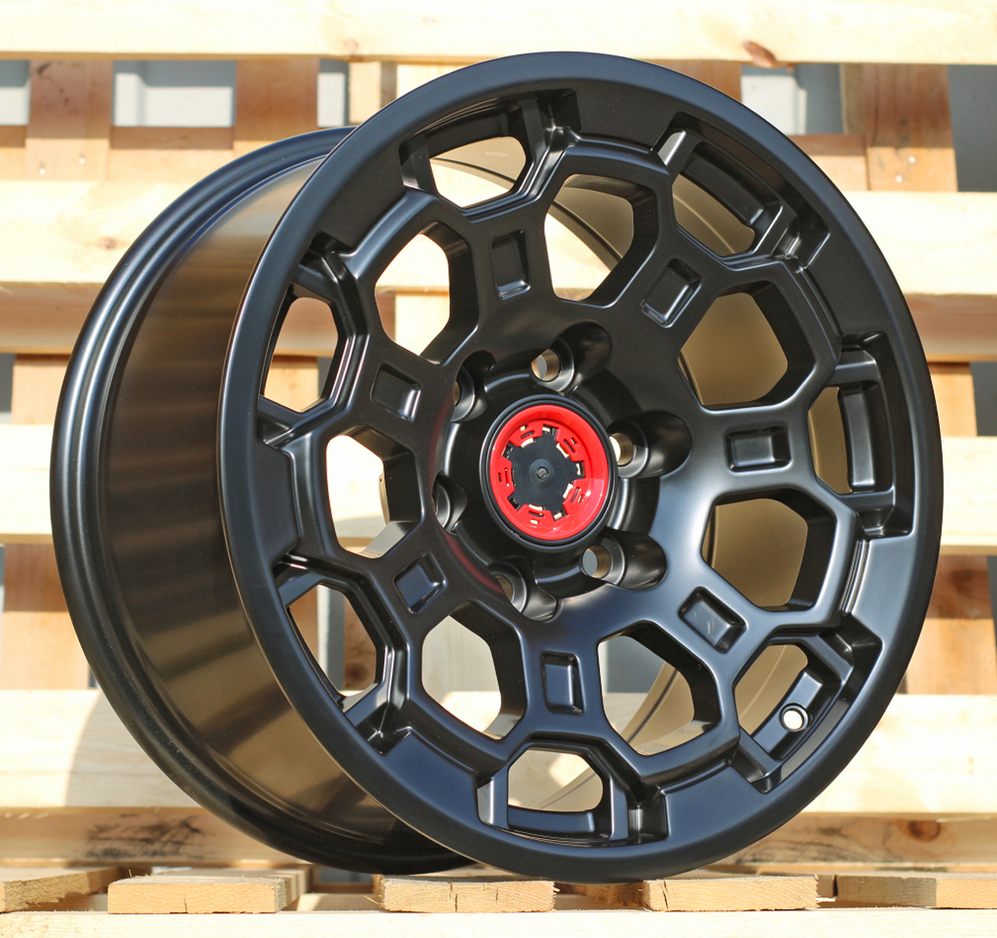 R17x9 6X139.7 ET 15 106.1 B1858 Black Matt (BM) For 4X4 (K3)