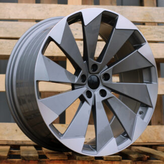 R21x9 5X112 ET 42 57.1 I1141 Grey Polished (MG) For SKODA (K7) (Enyaq (Front+Rear)