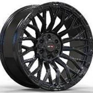 R20x9 5X127 ET 18 71.5 A1894 Black Half Matt (BLHM) For 4X4 (P)