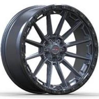R20x9 6X139.7 ET 18 110.5 A1889 Black Half Matt (BLHM) For 4X4 (P)
