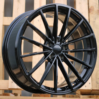 R19x8 5X112 ET 45 57.1 I0383 (FBX174) Black (BL) For VW (Z5) (HYBRID FORGED)