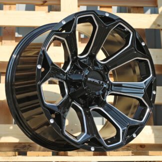 R20x10 12X135/139 ET M12 106.1 B1560 Black (BL) For 4X4 (K3) (Milling)