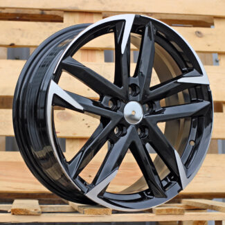R18x7 5X114.3 ET 50 60.1 SF501 Black Polished (MB) For TOYOT (K7) (HYBRID FORGED)