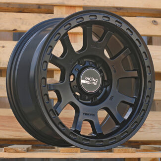 R17x8 6X139.7 ET 0 110.1 3S1102 Black Half Matt (BLHM) For 4X4 (D2) (HYBRID FORGED)