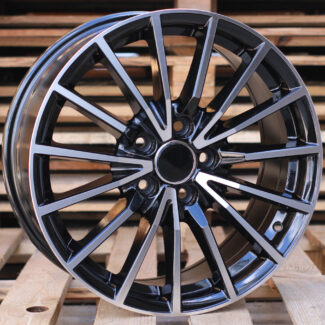 R17x7.5 5X112 ET 42 66.5 B5246 Black Polished (MB) For AUD (R+P)