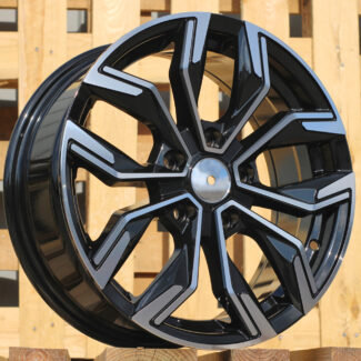 R16x6.5 5X114.3 ET 41 66.1 B1518 Black Polished (MB) For RENAU (Z1+Z2)
