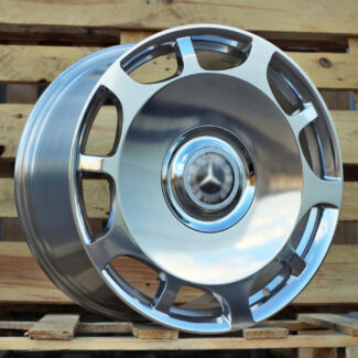 R19x8.5 5X112 ET 35 66.6 FBX007 Full Polished (FPL) For MER (Z5+K4) (HYBRID FORGED Rear+Front)