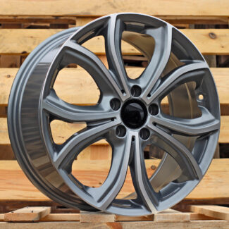 R18x8 5X112 ET 43 66.6 FBX271 Grey Polished (MG) For MER (Z5) (HYBRID FORGED)