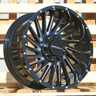 R20x10 12X135/139 ET M12 106.1 B1511 Black (BL) For 4X4 (K3) (Milling)