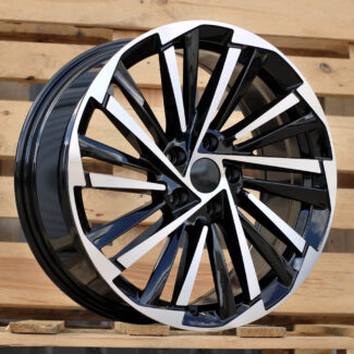 R18x7.5 5X112 ET 40 57.1 FBX261 Black Polished (MB) For SKODA (Z5) (HYBRID FORGED)
