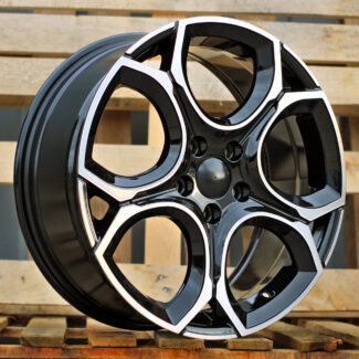 R19x8 5X112 ET 45 57.1 Y1232 Black Polished (MB) For VW (K4) (NEW Model)