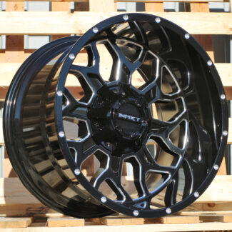 R20x12 12X135/139 ET M44 106.1 B1526 Black (BL) For 4X4 (K3) (Milling)