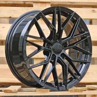 R17x7.5 5X112 ET 40 66.5 HX035 (FBX005) Black (BL) For HAXER (P1) (HYBRID FORGED)