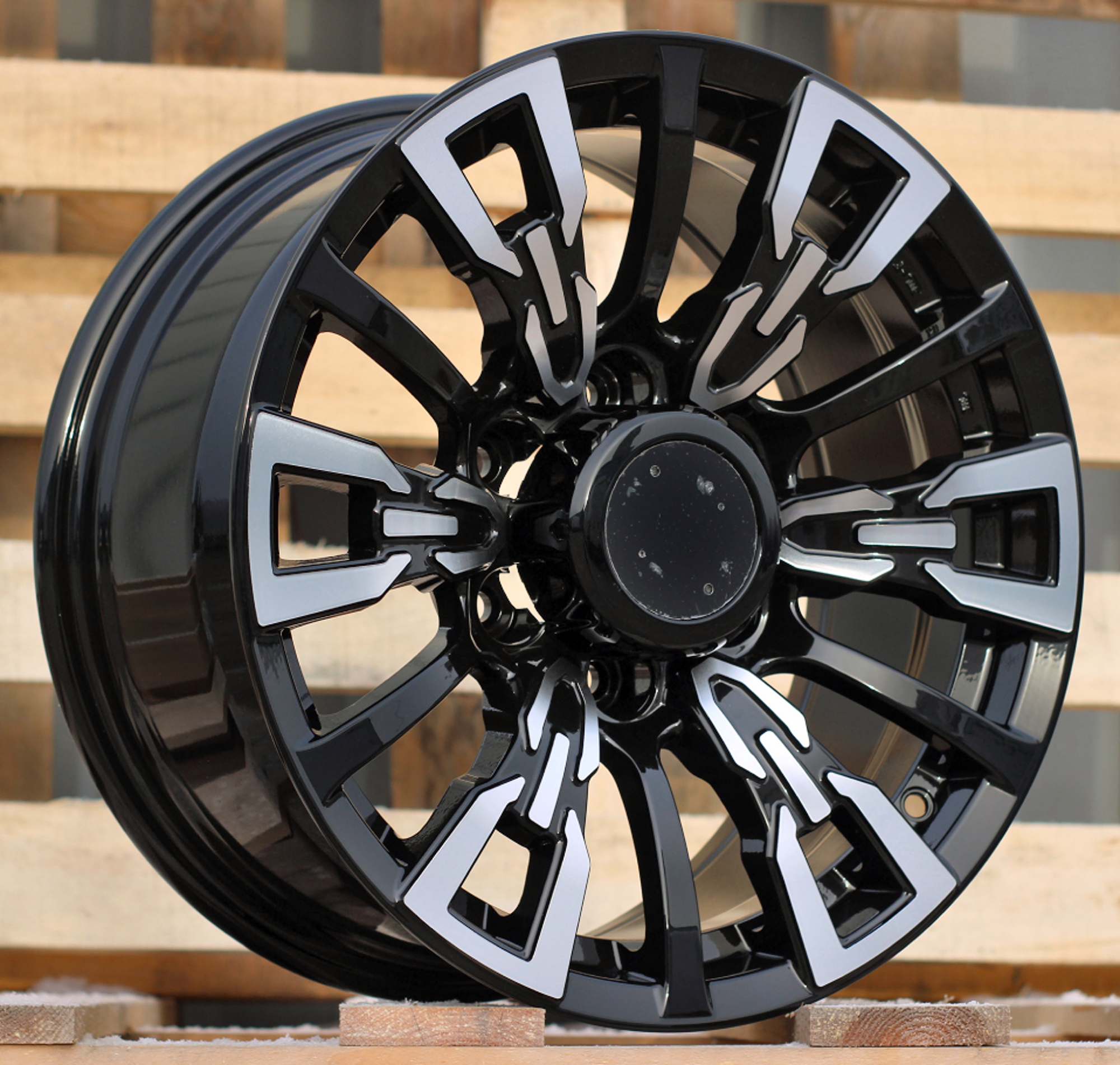 R17x8 6X139.7 ET 10 110.1 B1865 Black Polished (MB) For 4X4 (K3) (BM label)