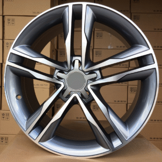 R18x8 5X112 ET 39 66.5 BK114 Grey Polished+Powder Coating (MGPC) For AUD (P)