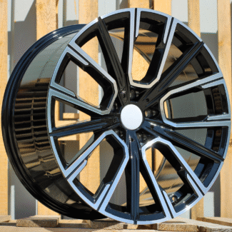 R20x10 5X112 ET 41 66.6 B5836 (IN5515) Black Polished (MB) For BMW (K8) (Rear+Front)