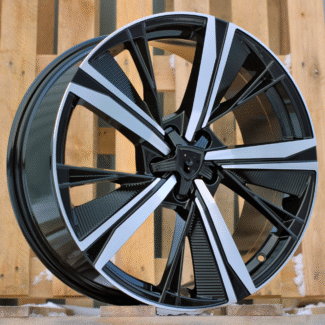 R19x8 5X108 ET 40 65.1 D1918 Black Polished (MB) For PEUG (Z2+Z6)