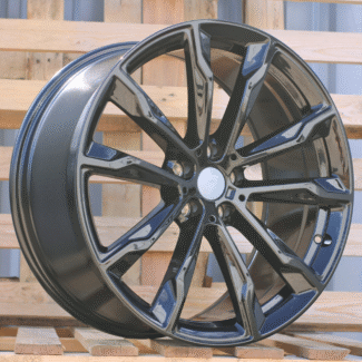 R20x9.5 5X112 ET 43 66.6 H3263F Black (BL) For BMW (Z6) (X3) HYBRID FORGED (Rear+Front)
