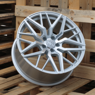 R20x10 5X112 ET 38 66.5 A5478 (HX035) Polished Silver+Powder Coating (MSPC) For HAXER (K4) (Rear+Front)