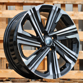 R14x5.5 4X100 ET 45 54.1 D1822 Black Polished (MB) For TOYOT (Z2)