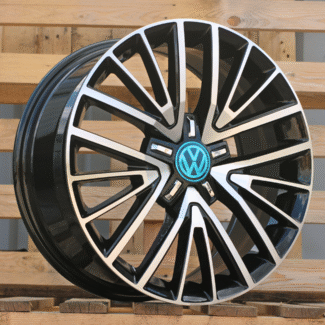 R17x7.5 5X112 ET 50 57.1 7035 Black Polished (MB) For VW (K3)