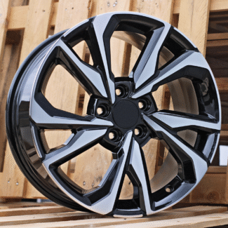 R17x7 5X114.3 ET 45 64.1 A5563 Black Polished (MB) For HOND (P)